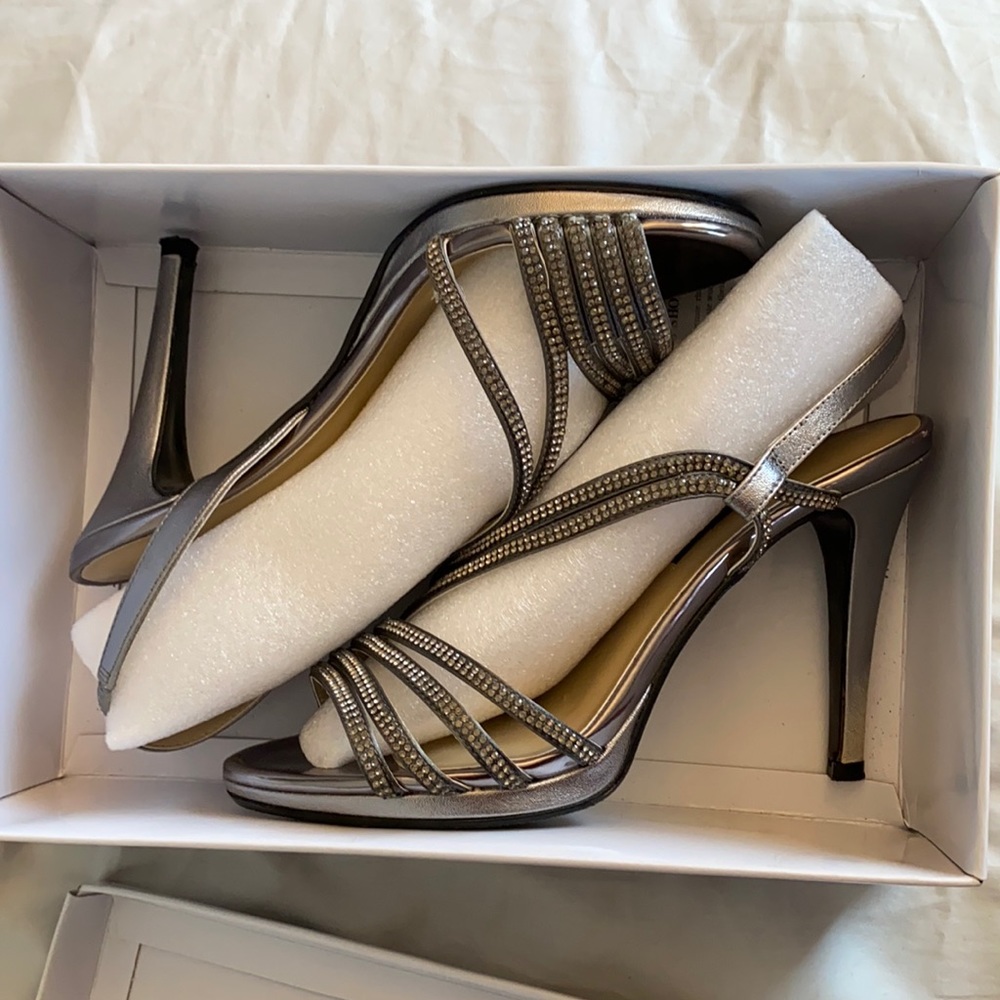 Gray/Silver Heels - image 1